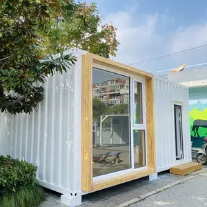 Mehrere gespleißte Apple Pods House Modernes luxuriöses Container haus Fertighaus Apple Cabin mit Balkon