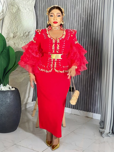 Vestidos <span class=keywords><strong>de</strong></span> fiesta <span class=keywords><strong>de</strong></span> talla grande <span class=keywords><strong>de</strong></span> lujo, conjuntos <span class=keywords><strong>de</strong></span> <span class=keywords><strong>mujer</strong></span>, Conjunto elegante <span class=keywords><strong>de</strong></span> falda y Top con cuentas <span class=keywords><strong>de</strong></span> diamantes <span class=keywords><strong>de</strong></span> imitación, <span class=keywords><strong>trajes</strong></span> <span class=keywords><strong>de</strong></span> dos piezas para <span class=keywords><strong>mujer</strong></span> - Product Image 2