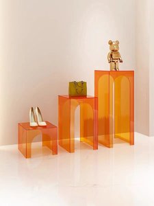 Suporte de Exibição Acrílico Transparente de 5mm de Espessura para Loja de Roupas Femininas, Sapatos e Bolsas - Product Image 2