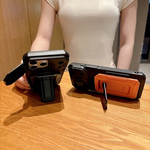 Nouvelle coque de téléphone Mecha avec fente pour cartes pour iPhone 17 Pro Max, protection robuste antichoc pour iPhone 16 - Product Image 2