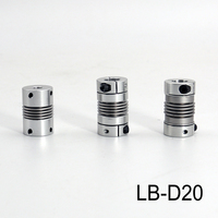 Accouplement souple en alliage d'aluminium pour encodeur, moteur pas à pas, servomoteur, vis, ressort, pour CNC