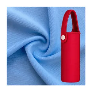 Fornitore di tessuti per fabbriche cinesi tessuti di importazione a maglia tessuto single jersey per set di tazze d'acqua