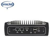 PC Industrial Sin Ventilador Personalizable OEM/ODM con Core I3 de 10.ª Generación, M.2 DDR4, LAN Dual de 2.5G, Certificación CE RoHS, Señalización Digital, Nuevo