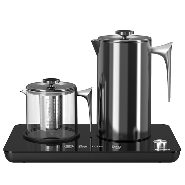 Hotsy Heating Element 1.2L Mini Electric Turkish Coffee Small Glass Adjustable Temperature Kettle