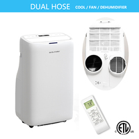 Climatisation portable de classe 16000 BTU, économie d'énergie, climatiseur R32, écran LED, télécommande, contrôle WiFi/application, poignée intégrée, pour la maison, l'hôtel