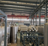 Gaz Liquide Cryogénique de Haute Qualité à Bas Prix, Nouveau, en Acier Inoxydable Double Couche, Écologique, pour Azote Liquide LO2, Argon LAr, Gaz Naturel Liquide LNG, et CO2 Liquide LCO2