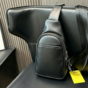 2026 New High Quality Fashion Loui Leather Luxury Men's <b>Black</b> Casual Crossbody <b>Small</b> Tactical Chest Sling <b>Bags</b> Lvs for Man - Product Image 6