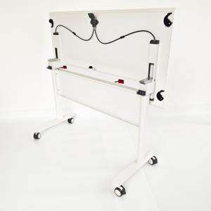 Простая установка белая ножка стола офисная мебель промышленные складные ножки стола металлические рамки стола - Product Image 4