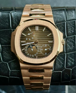 Unisex Chất Lượng Cao Đa Chức Năng Cơ Khí Đồng Hồ Đeo Tay Retro Cổ Điển Phong Cách Mặt Trăng Giai Đoạn Sang Trọng Tự Động Ngày 41Mm - Product Image 6