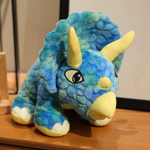 <span class=keywords><strong>Peluche</strong></span> <span class=keywords><strong>de</strong></span> Dinosaurio Triceratops con Logotipo Personalizado Simulado, <span class=keywords><strong>Peluche</strong></span> <span class=keywords><strong>de</strong></span> Tiranosaurio Rex, Estegosaurio, Iguanodon, <span class=keywords><strong>Velociraptor</strong></span> - Product Image 4