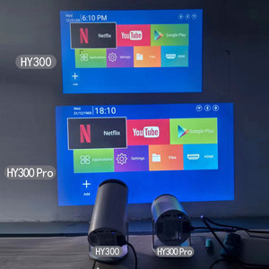 Magcubic HY300pro Nuevo Mini proyector portátil con Android 11 4K Soporte 300ANSI <span class=keywords><strong>WIFI</strong></span> 6 BT 5,4 Proyector giratorio ligero - Product Image 5