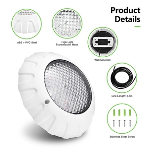 Đèn LED Hồ Bơi RGB Thiết Kế Mới Đèn Led Bóng Đèn 38W + Điều Khiển Từ Xa Không Dây Đèn LED Chìm - Product Image 2