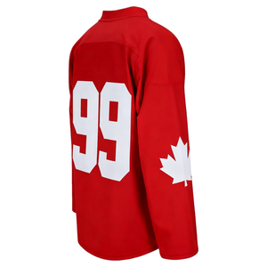 Individuelles LOGO OEM & ODM Unisex Eishockey-Trikot OEM Teamname Kundenspezifisch Bedruckt Großhandel Sublimations-Sportbekleidung - Product Image 6