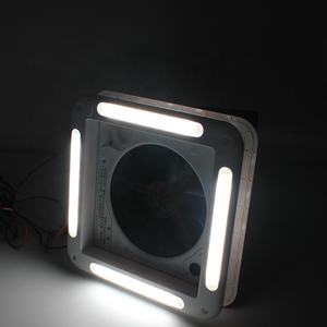 TYTXRV 14 ''DC 12 В 340 мм RV вентиляционное отверстие на крыше со светодиодной подсветкой ручное управление дымящаяся крышка караван вытяжной вентилятор - Product Image 4