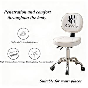 Beauty Salon Pedicure Chair Technician <b>Stool</b> Customizable Color High Load-bearing <b>Height</b> <b>Adjustable</b> 360 Degree Salon Furniture - Product Image 5