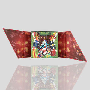 ชุดสมุดตุ๊กตาหิมะ3D สุดหรูพร้อมปฏิทินการปรากฎตัวเป็นของขวัญบริการ OEM ที่มีลายนูนกระดาษศิลปะคุณภาพสูงจัดส่งทั่วโลก - Product Image 4