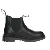 Bottines Chelsea pour femmes, talon plat, noires, taille 41, imperméables, pour l'extérieur