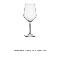 Verre à dégustation Electra Large 55 cl H 23 cm Ø 6,8 cm Bormioli Rocco