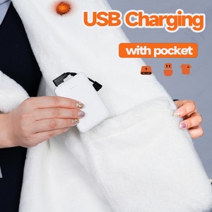 Hot Selling <b>USB</b>-Powered Carbon Fiber Blanket Wearable Far-Infrared for Car Office Outdoor Use Three Speed Temperature Control - Product Image 3