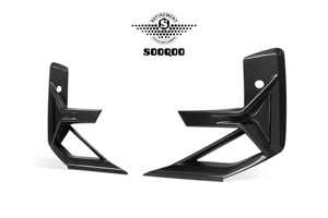 SOOQOO F97 LCI F98 LCI Aération latérale avant en fibre de carbone préimprégnée pour BMW X3M X4M 2021+ - Product Image 2