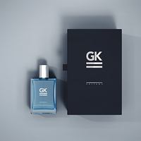 Emballage de flacon de parfum de luxe Borshine, design personnalisé, 50 ml, vide, simple, recyclable, écologique, boîte rigide en papier