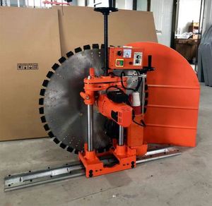 Machine de découpe de murs en béton hydraulique pour la construction, type rail automatique, machine à rainurer le ciment haute puissance - Product Image 5