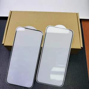 ใหม่มาถึงป้องกันหน้าจอสําหรับ <span class=keywords><strong>iPhone</strong></span> 16 PRO MAX อลูมิเนียมสูงพิมพ์กระจกใสป้องกันหน้าจอโทรศัพท์ 15 Pro - Product Image 1