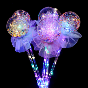 ハロウィーンLEDマジックフェアリースティックワンドレイブおもちゃライトアップマジックボールワンドグロースティック誕生日ノベルティキッズおもちゃコスプレ小道具 - Product Image 2