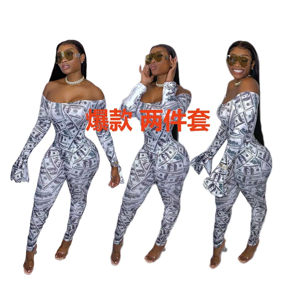 Station indépendante pour femmes, ensemble deux pièces, vêtements d'hiver, mode américaine et européenne, décontracté et sexy, nouvelle collection
