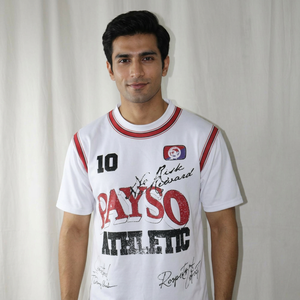 Camisetas personalizadas de color blanco liso, extragrandes, 100% algodón, gruesas, 250 GSM, con bordado personalizado, serigrafía y relieve FINER THREADS - Product Image 1