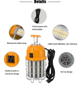 ไฟ LED ทำงานแบบพกพา R ROMANSO รับประกัน 5 ปี กำลังไฟ 100W 150W 60W สำหรับงานก่อสร้าง - Product Image 5