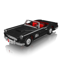 MOULD KING 10278, Bloques de Construcción de Auto Deportivo Americano Clásico, Modelo MOC, Juego de Ladrillos para Armar, Vehículo Retro, Juguete para Adultos, Regalo