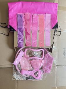 18 Pcs Home <span class=keywords><strong>Exercise</strong></span> Starter Kit Portable Pilates bar Workout <span class=keywords><strong>Chart</strong></span> Multifonctionnel Pilates Bar Kit avec Bandes de Résistance - Product Image 5