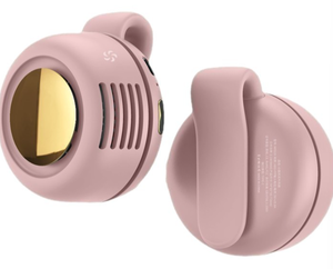Ventilateur sans pales avec design à bouton portable, recharge USB, silencieux, mini ventilateur portable pour la maison et les voyages en extérieur - Product Image 2