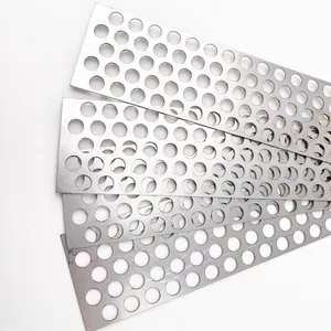 Hojas de metal perforadas de acero inoxidable de 0,5mm de espesor