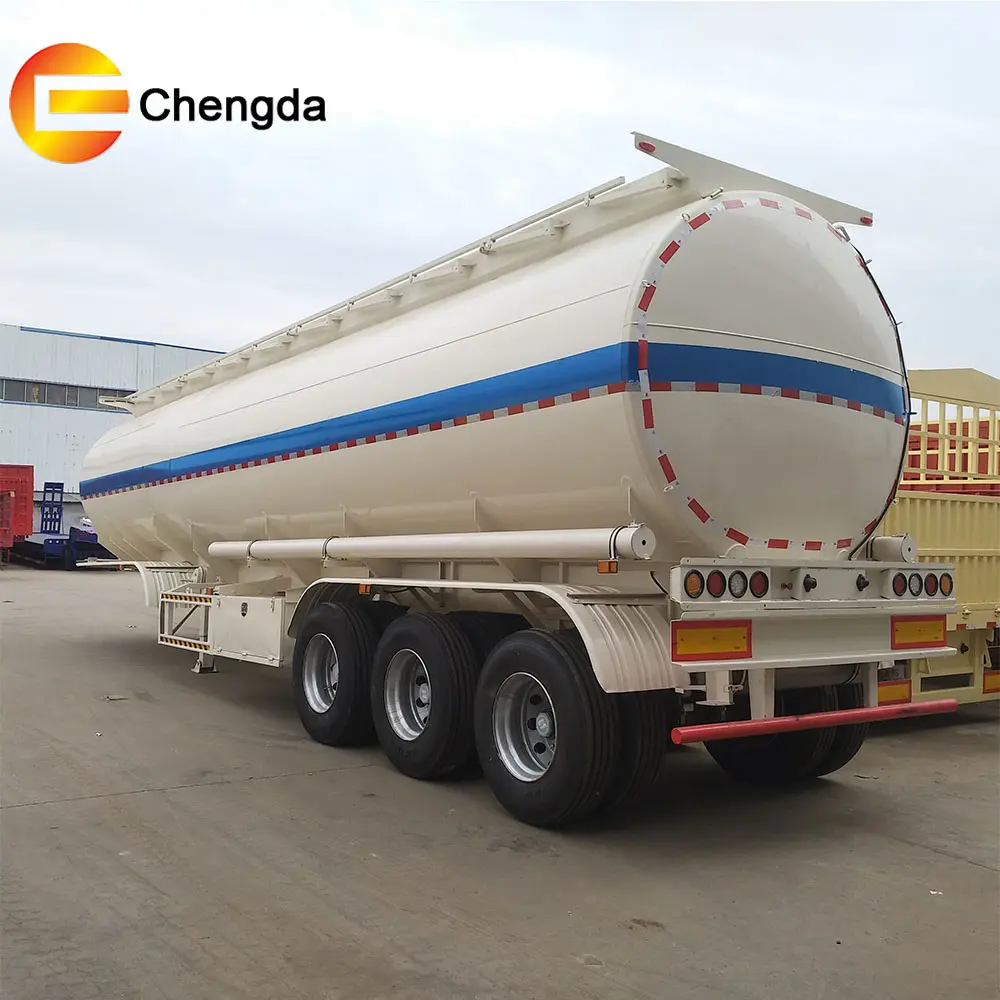 Chengda Remolque 40000 45000 Liter 3 4-Achs-Öl Kraftstoff tank Tanker Sattel auflieger Zum Verkauf