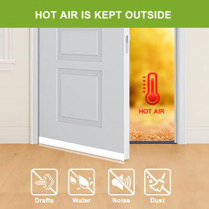 Joint <span class=keywords><strong>d</strong></span>'étanchéité personnalisable <span class=keywords><strong>pour</strong></span> portes, <span class=keywords><strong>bande</strong></span> <span class=keywords><strong>d</strong></span>'étanchéité en silicone anti-courant <span class=keywords><strong>d</strong></span>'air <span class=keywords><strong>pour</strong></span> portes et portes <span class=keywords><strong>de</strong></span> <span class=keywords><strong>douche</strong></span> en verre, <span class=keywords><strong>pour</strong></span> fenêtres - Product Image 4