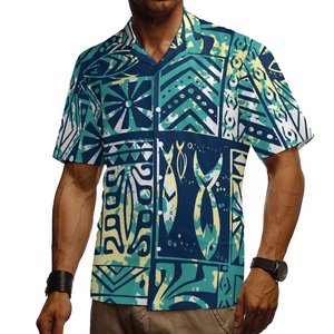 Cialde polinesiano motivo tribale a maniche corte T-Shirt con stampa floreale Tapa camicie da <span class=keywords><strong>uomo</strong></span> con Logo personalizzato <span class=keywords><strong>taglie</strong></span> <span class=keywords><strong>forti</strong></span> da <span class=keywords><strong>uomo</strong></span> - Product Image 4