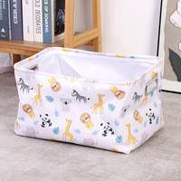 Modèles d'impression bébé panier cadeau panier vide mignon jouet bac de rangement organisateur boîte rectangulaire chambre décor pour la maison livres