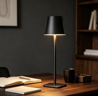 Lampe d'hôtel nouvelle génération, rechargeable, tactile, LED, moderne, en fer, pour salon, chambre à coucher, chevet, sur pied haut, ambiance nocturne
