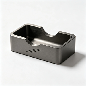 Bandeja de exhibición de cigarros de aluminio anodizado de lujo, mecanizada por CNC a medida para mecanizado, taladrado, brochado, piezas de soporte de almacenamiento para gabinetes - Product Image 1