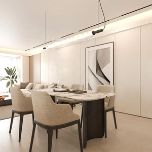 Moderne haute brillance mode PVC bambou bois intérieur salle de prévention des incendies Corporation panneau mural décoratif en marbre - Product Image 3