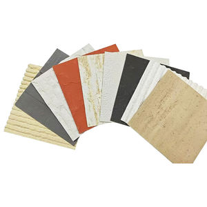 Décoration murale intérieure et extérieure de la maison décoration murale alternative en pierre 3d placage de pierre artificielle noire flexible - Product Image 1