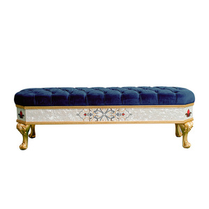 Ensemble de meubles de chambre à coucher classique européen, lit <span class=keywords><strong>king</strong></span>-size, queen-size, double, ensemble de chambre à coucher de luxe pour villa, maison, appartement - Product Image 6