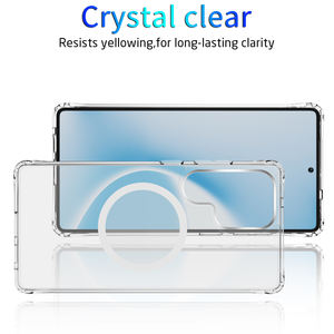 Étui de téléphone portable magnétique hybride en TPU <span class=keywords><strong>transparent</strong></span> ultra fin <span class=keywords><strong>transparent</strong></span> de qualité supérieure de 1,5 mm pour Samsung Galaxy S25/S25+/S25 Ultra - Product Image 2