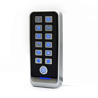 Coque métallique RFID YL376 avec clavier 125KHz lecteur WG26/34 porte d'accès