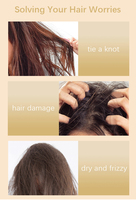 Semprotan perawatan rambut organik, perawatan rambut memperbaiki menutrisi Anti keriting dengan kelembutan melembabkan perawatan rambut mengkilap untuk Oem