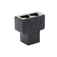 Connecteur RJ45 femelle Ethernet 1 à 2, prise Ethernet, adaptateur réseau LAN