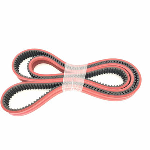 Courroie synchrone en PU HTD3M/5M/8M avec âme en fil d'acier, courroie de transmission industrielle à dents circulaires, longueur et largeur personnalisables, garantie de 3 ans - Product Image 1