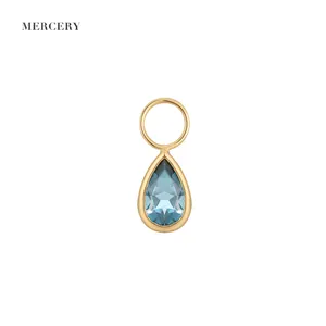 Mercery توقعات شخصية قلادة OEM ODM اللؤلؤ مجوهرات مخصصة اكسسوارات الحقائق 14K الصلبة الذهب Jewelri القرط Diy سحر